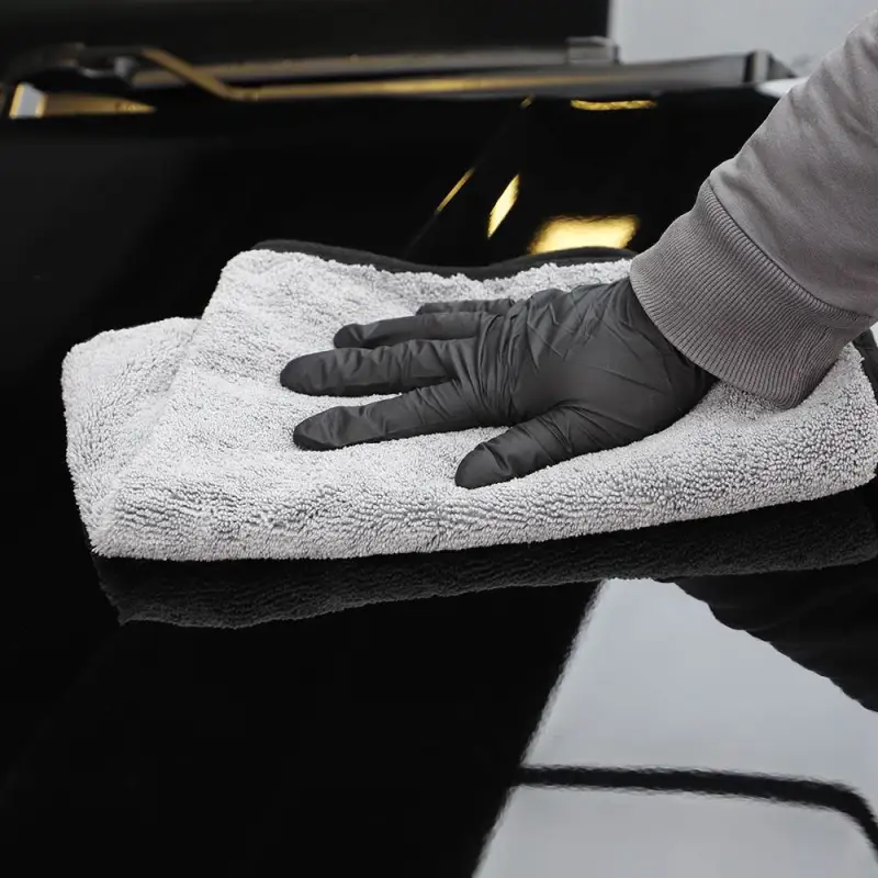 SPTA Microfiber Edge Decontamination Towel Extra Soft Car Wash Microfiber Car Cloth for Interior Cleaning