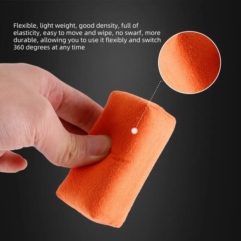 SPTA 10Pcs Set Car Crystal Plated Sponge Block Coating Sponge Pad Special Sponge For Car Crystal Plating Soft Coating Pad