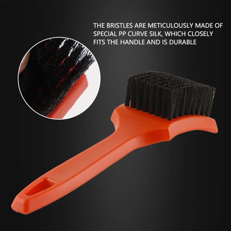 SPTA 1PC Car Wheel Tire Rim Scrub Brush Auto Detailing Brush Special PP Silk Brush Cleaner