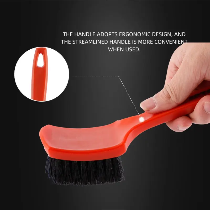 SPTA 1PC Car Wheel Tire Rim Scrub Brush Auto Detailing Brush Special PP Silk Brush Cleaner
