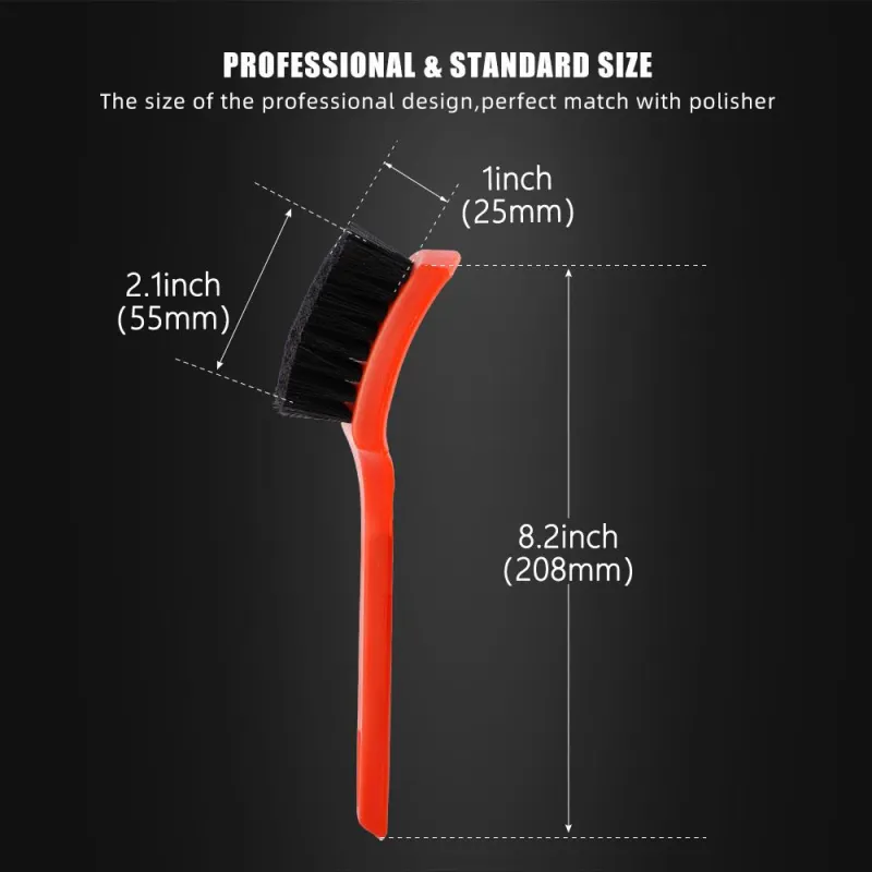 SPTA 1PC Car Wheel Tire Rim Scrub Brush Auto Detailing Brush Special PP Silk Brush Cleaner