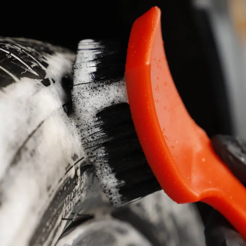 SPTA 1PC Car Wheel Tire Rim Scrub Brush Auto Detailing Brush Special PP Silk Brush Cleaner