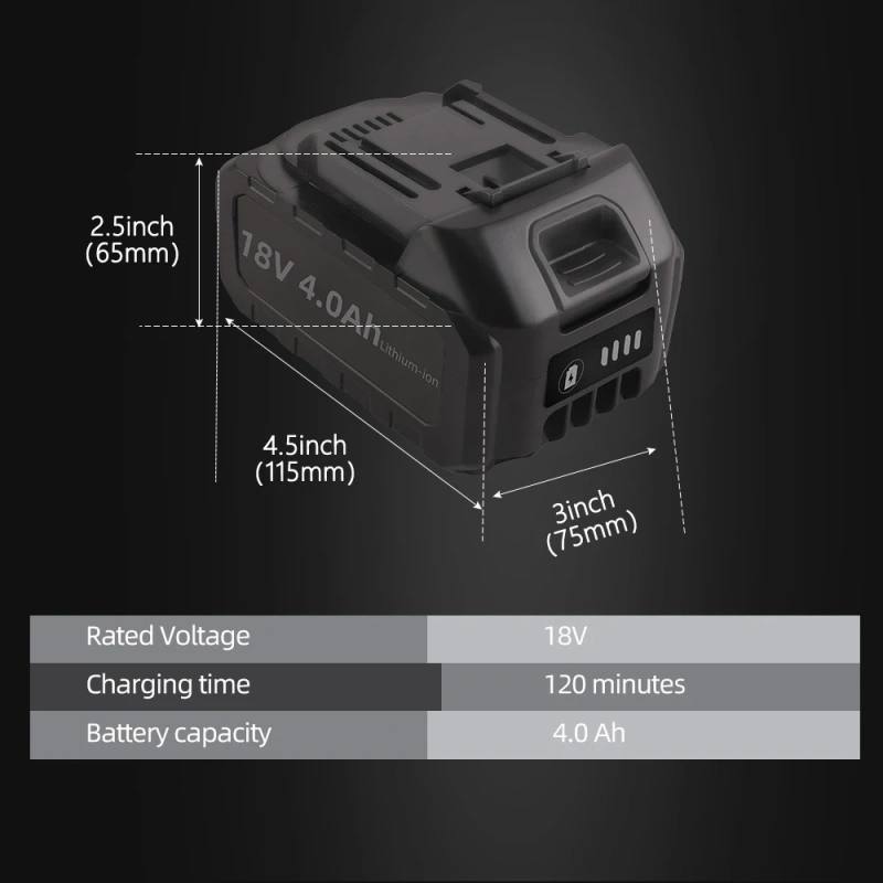 SPTA Original 18V 4000mAh Lithium Battery Lithium ion Rechargeable Battery replacement LD502 LD503 LD504