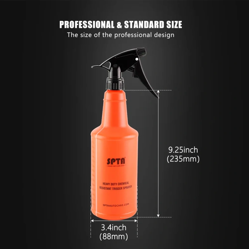 SPTA 700ml Professional Sprayer Acid and Alkali Resistant Atomozing Sprinkling Can Adjustable Nozzle For Car Beauty