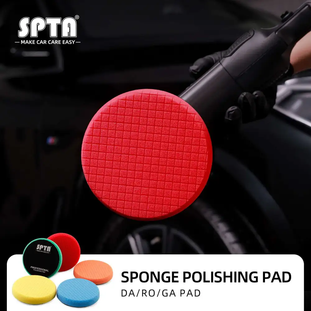 Local Stock In US -5PCS Polishing Pads 5 Inch Car Waxing Polish Foam Kit Buffer Polisher Buffing Wheel - Foto 12