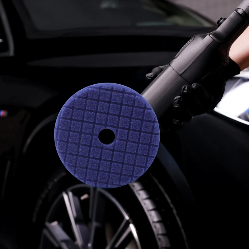 SPTA V2.0 3"/5"/6" Buffing Polishing Pad Grid Mark Cutting Polishing Pad Kit for Car Buffer Polisher Compounding Polishing and Waxing