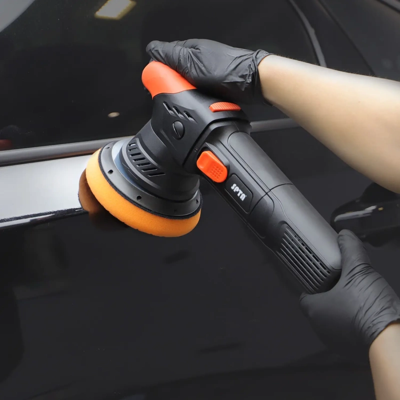 SPTA CP304 710W 5" Dual Action Polisher 5-Meter Long Power Supply Cord Constant Speed Output