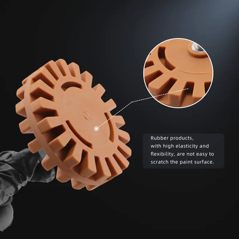 SPTA Decal Eraser Wheel, Decal Remover Eraser, Stripe Off Wheel, Pinstripe, Adhesive Remover