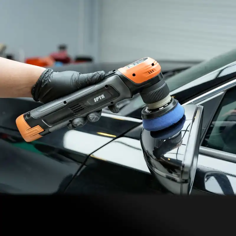 SPTA CP201 Cordless Mini Polisher Detail Dual Action And Rotary Polisher Constant Speed Output For Car Polishing - Fast Charge
