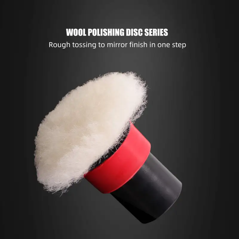 SPTA 1inch/2inch Wool Pad White Wool Pads Set