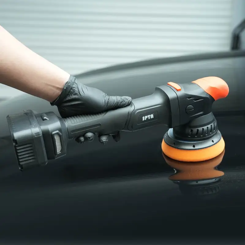 SPTA CP601 Brushless Dual Action Polisher, Portable-type Cordless, Constant Speed Output, Soft Start - Fast Charge