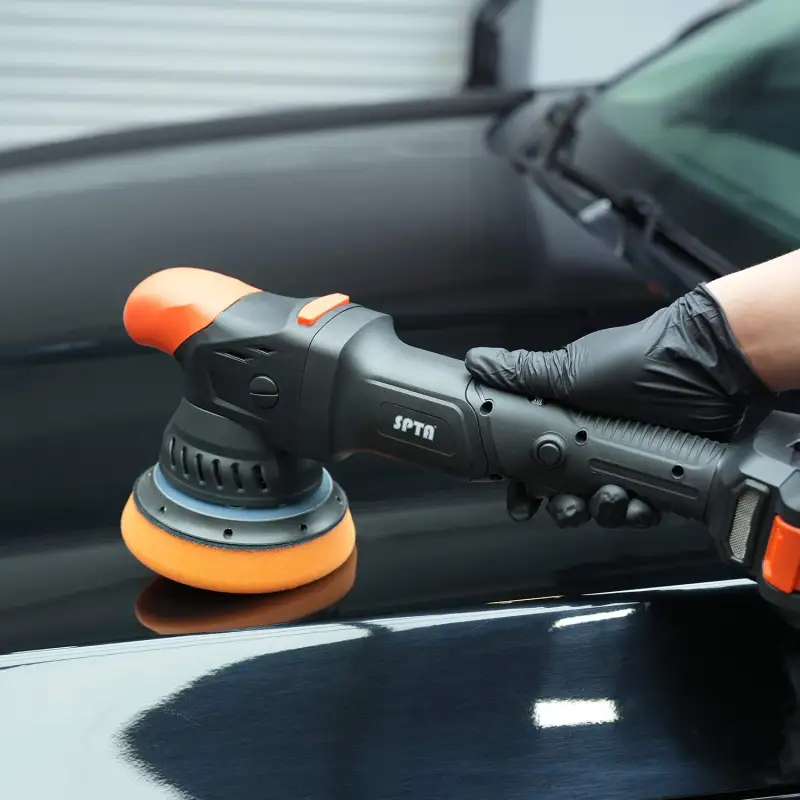 SPTA CP601 Brushless Dual Action Polisher, Portable-type Cordless, Constant Speed Output, Soft Start - Fast Charge