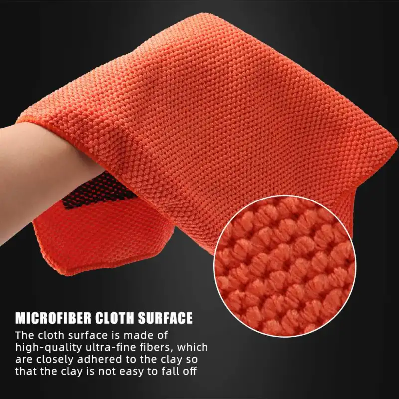 SPTA V1 Clay Bar Towel Auto Detailing Clay Bar Cloth Microfiber Car Wash Towel