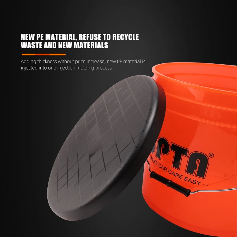 SPTA Car Wash Bucket Lid,Bucket Lidz , Plastic Lid for Storage, and Seating
