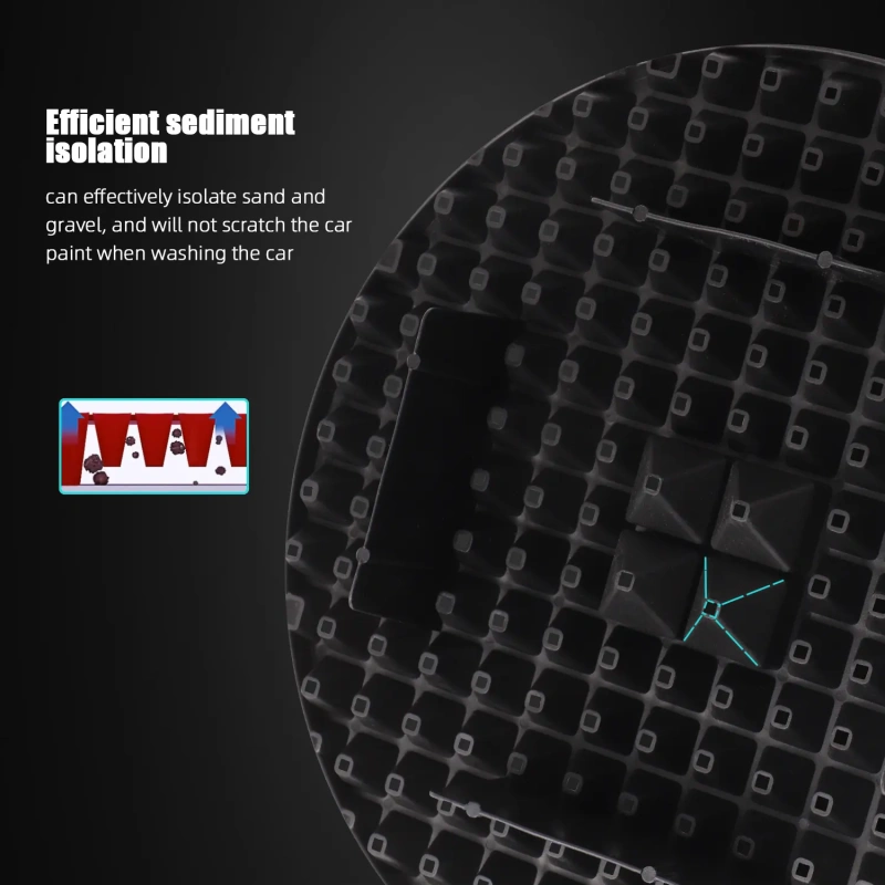 SPTA Grit Guards Universal Pad Washer,Polishing Pad Cleaner Compatible with Orbital Polisher Foam