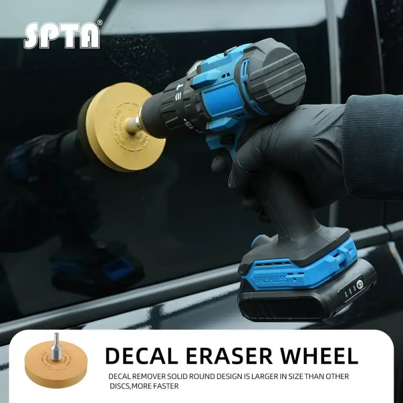 SPTA Decal Eraser Wheel, Decal Remover Eraser, Stripe Off Wheel, Pinstripe, Adhesive Remover