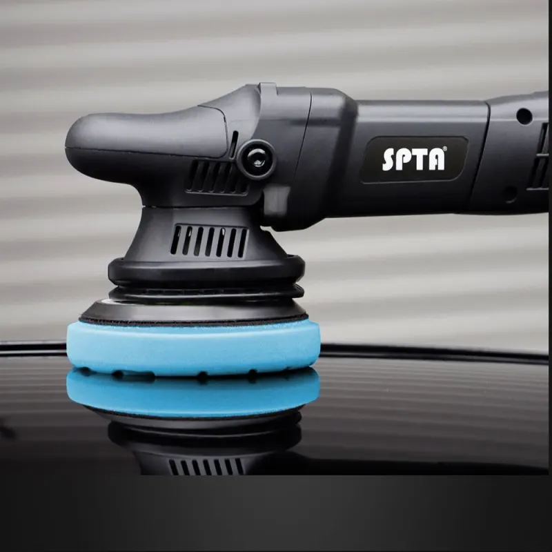 SPTA 3 Inch to 7 Inch T60 Moderate-Cut Foam Polishing Pad For DA/RO Car Polisher Hex-Logic Buffing Pads To Remove 1500#/2000# Sanding disc marks & Medium oxidation Over Spray, And Surface imperfections