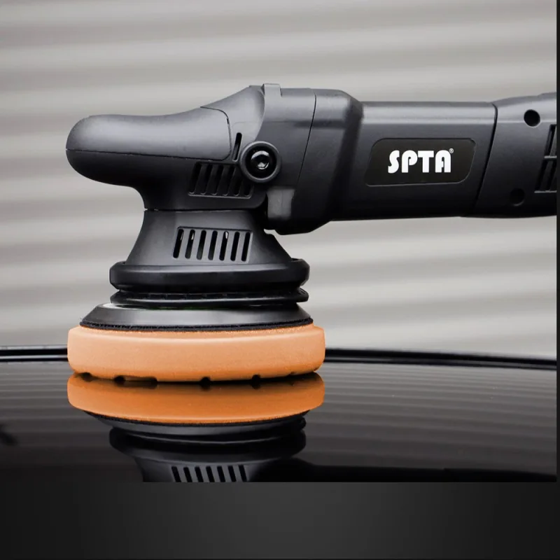 SPTA 3 Inch to 7 Inch T40 Orange Medium-Cut Foam Polishing Pad For DA/RO Car Polisher Hex-Logic Buffing Pads To Remove Light Cutting Pad ,Remove 2000# Sanding Disc Marks ,Fine Scratches & Light Oxidation High-Cut Foam Pad