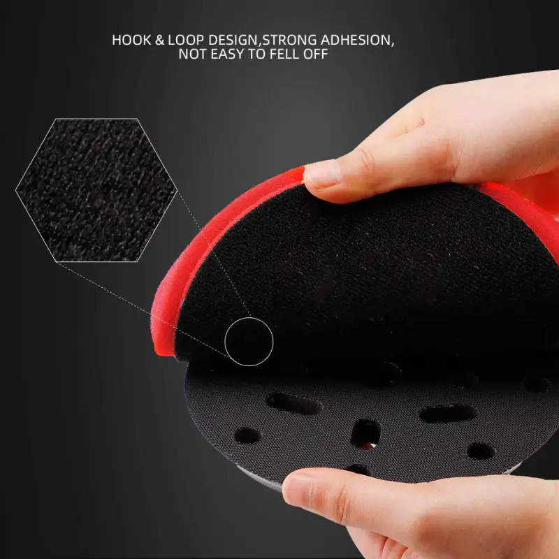 SPTA 3 Inch to 7 Inch T10 Ultra-Fine Finishing Foam Polishing Pad Swirl-Free, Gloss Finish Polish Pad For DA/RO Car Polisher Hex-Logic Buffing Pads To Remove Light Cutting Pad, Remove Car Wash Scratches & Ultra-Fine Swirl Marks