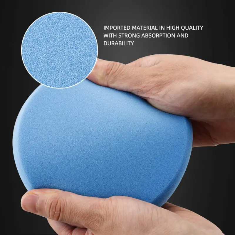 SPTA 3 Inch to 7 Inch T60 Moderate-Cut Foam Polishing Pad For DA/RO Car Polisher To Remove 1500#/2000# Sanding disc marks & Medium oxidation Over Spray, And Surface imperfections