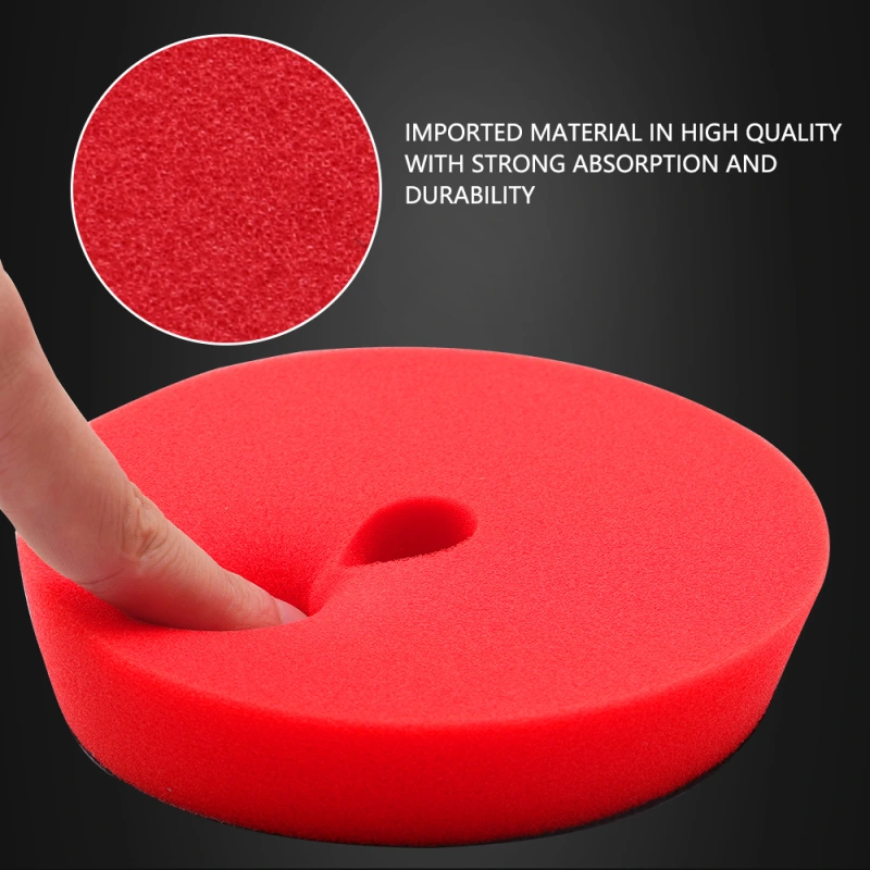 SPTA 3 Inch to 6 Inch T10 Ultra-Fine Finishing Foam Polishing Pad Swirl-Free, Gloss Finish Polish Pad For DA/RO Car Polisher To Remove Light Cutting Pad ,Remove Car Wash Scratches & Ultra-Fine Swirl Marks