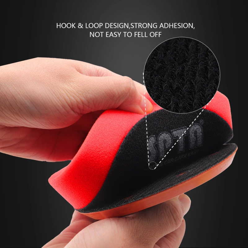 SPTA 3 Inch to 6 Inch T10 Ultra-Fine Finishing Foam Polishing Pad Swirl-Free, Gloss Finish Polish Pad For DA/RO Car Polisher To Remove Light Cutting Pad ,Remove Car Wash Scratches & Ultra-Fine Swirl Marks