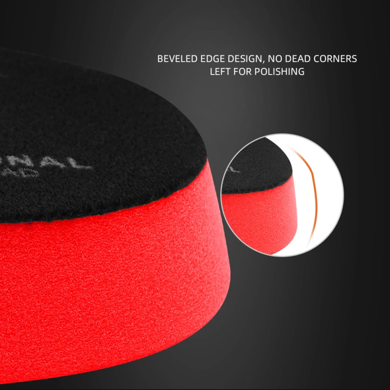 SPTA 3 Inch to 6 Inch T10 Ultra-Fine Finishing Foam Polishing Pad Swirl-Free, Gloss Finish Polish Pad For DA/RO Car Polisher To Remove Light Cutting Pad ,Remove Car Wash Scratches & Ultra-Fine Swirl Marks