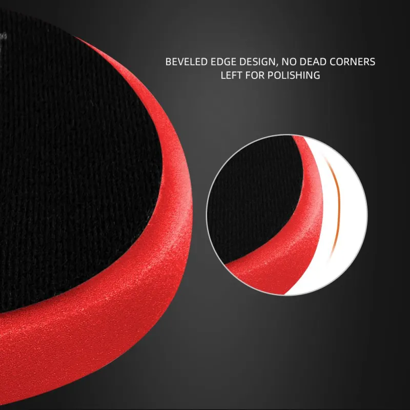 SPTA 3 Inch to 7 Inch T10 Ultra-Fine Finishing Foam Polishing Pad Swirl-Free, Gloss Finish Polish Pad For DA/RO Car Polisher To Remove Light Cutting Pad, Remove Car Wash Scratches & Ultra-Fine Swirl Marks