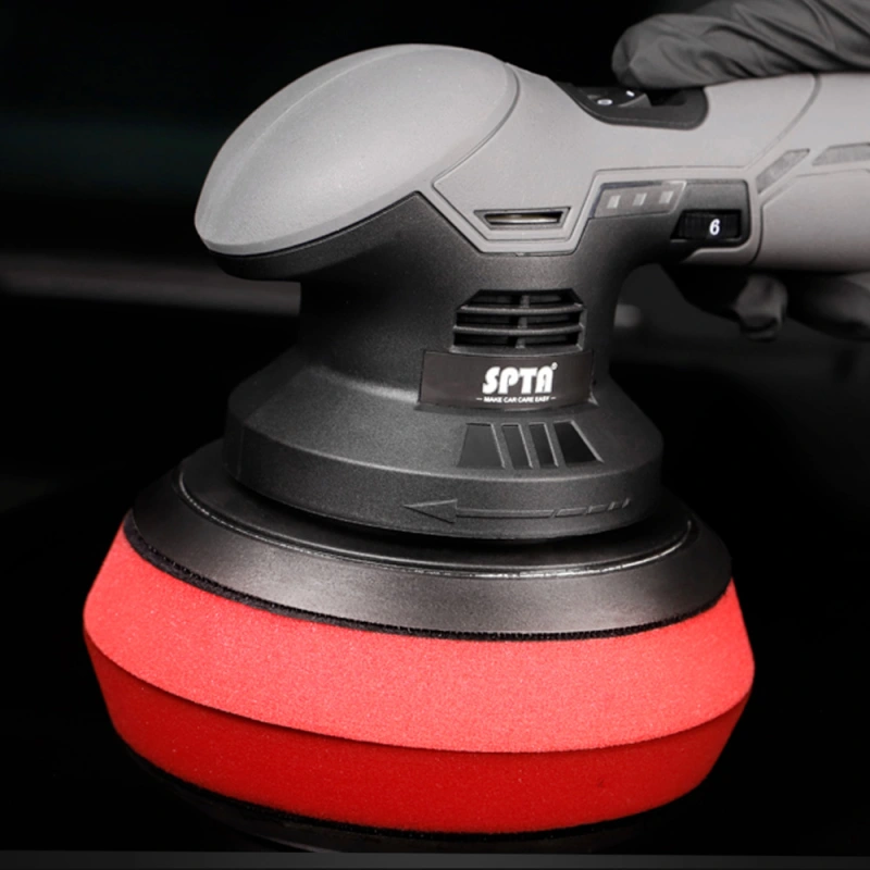SPTA 3 Inch to 6 Inch T10 Ultra-Fine Finishing Foam Polishing Pad Swirl-Free, Gloss Finish Polish Pad For DA/RO Car Polisher To Remove Light Cutting Pad ,Remove Car Wash Scratches & Ultra-Fine Swirl Marks