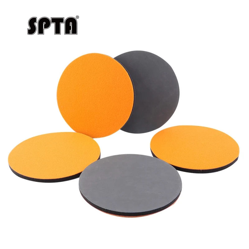 SPTA Glass Polishing and Grinding Pads, Orange Super Fine Grinding Pads for Large Area of High Standard Repair Suits for Drill Tools and Rotary Polishers