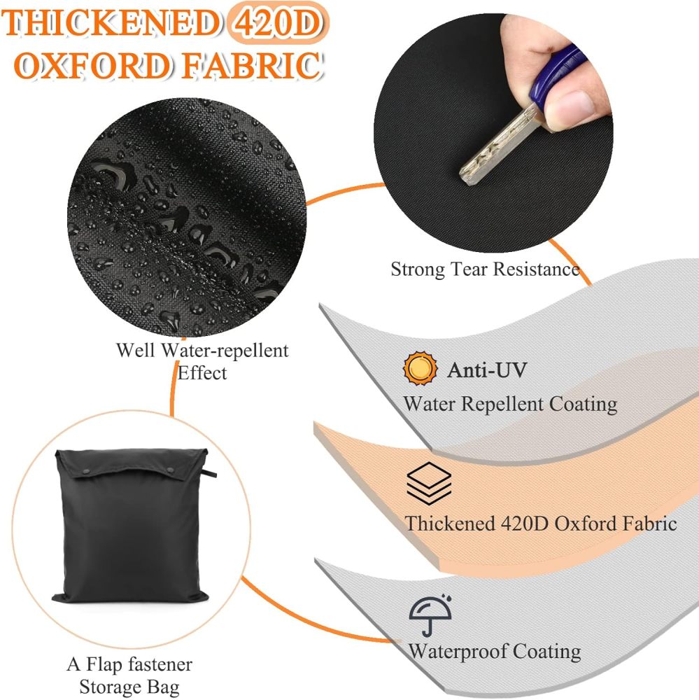 Ping Pong Table Cover, Outdoor/Indoor Premium Durability Oxford Fabric Ping Pong Table Cover, All Weather Resistant Table Tennis Cover