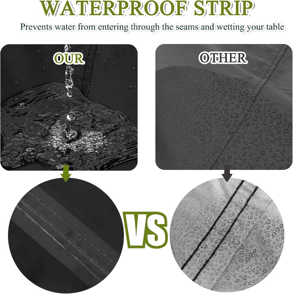 Ping Pong Table Cover, Outdoor/Indoor Premium Durability Oxford Fabric Ping Pong Table Cover, All Weather Resistant Table Tennis Cover