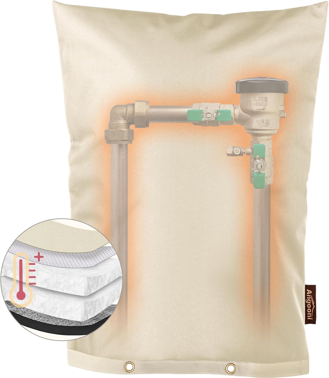 EARKITY Backflow Preventer Cover, Backflow Winter Cover, Insulated - View #7
