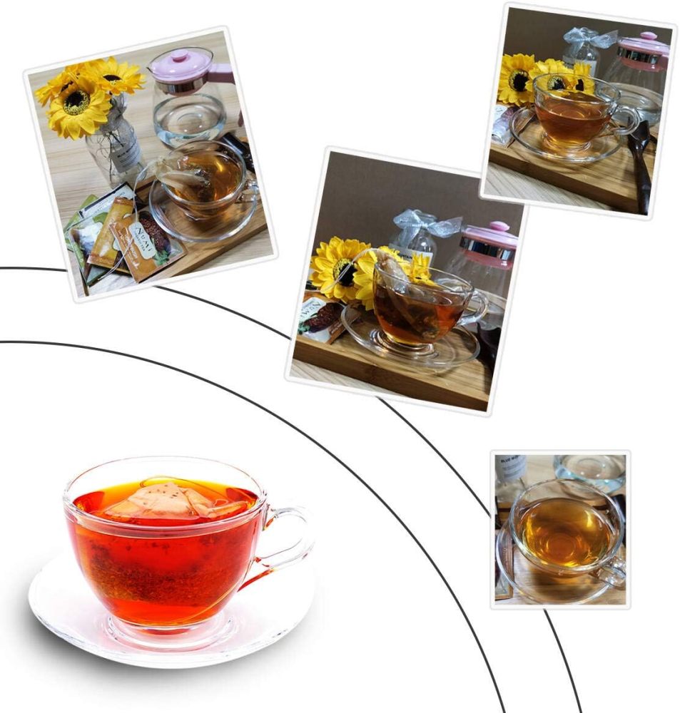 300PCS Disposable Tea Filter Bags with Drawstring | 100% Natural & Safe Loose Leaf Tea Empty Tea Bags, 1-Cup Capacity