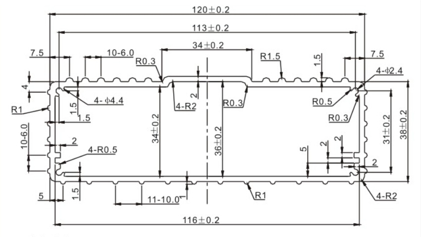 Aluminum extrusion enclosure