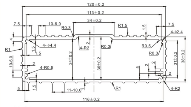 Aluminum extrusion enclosure