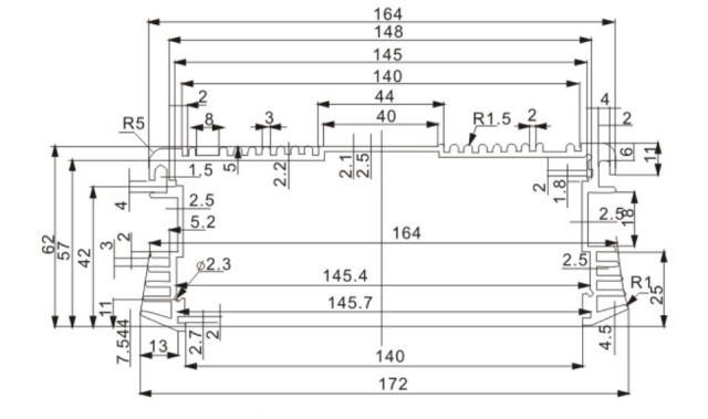 Aluminum power supply enclosure aluminum power amplifier housing for car