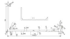 Aluminum extrusion housing