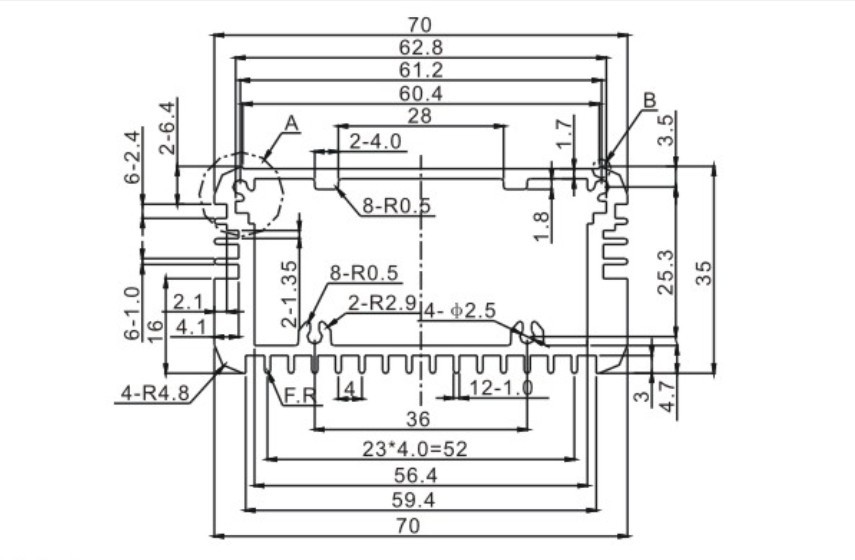Hot sale Aluminum enclosures for PCB