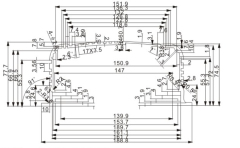 car mini class power amplifier aluminum extruded enclosure