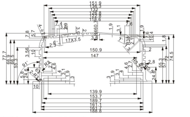 car mini class power amplifier aluminum extruded enclosure