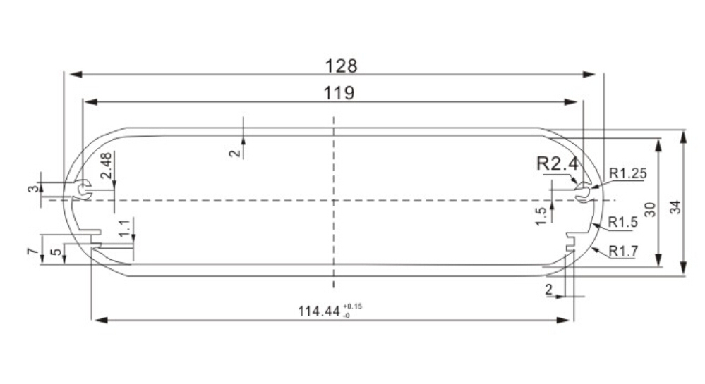 aluminum extrusion enclosures with side plates