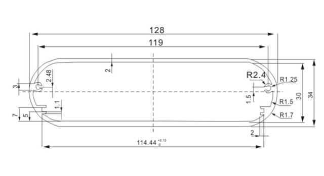 aluminum extrusion enclosures with side plates