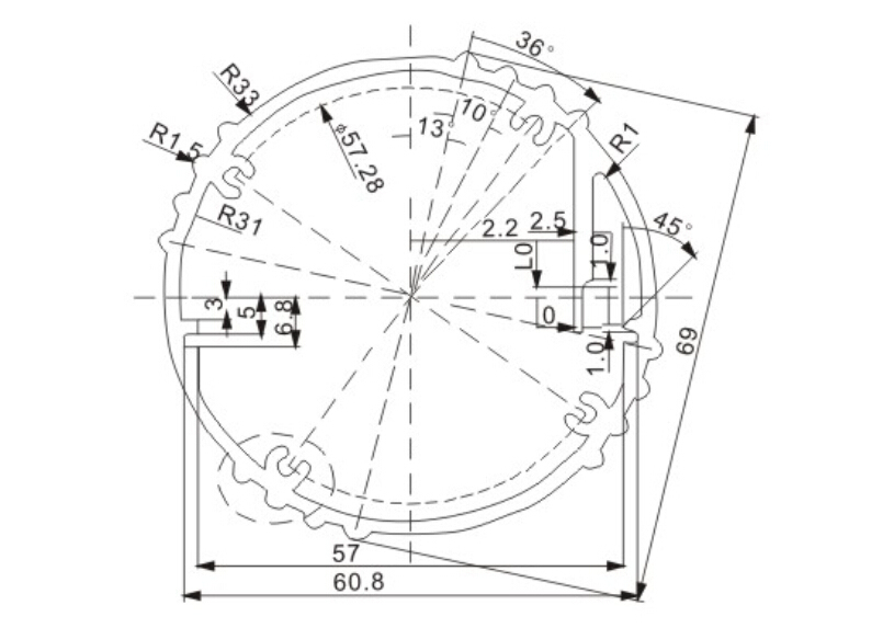 round aluminum extrusion enclosures,aluminum battery enclosures