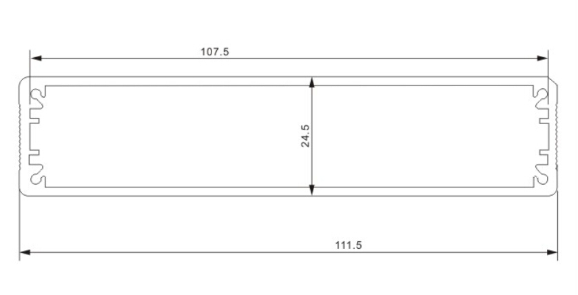 Aluminum extrusion enclosure ,aluminum controller enclosure,aluminum electronics enclosure