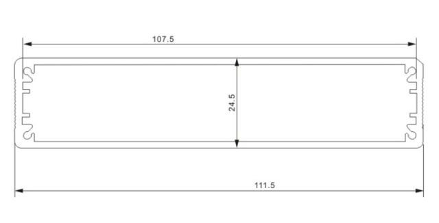 Aluminum extrusion enclosure ,aluminum controller enclosure,aluminum electronics enclosure