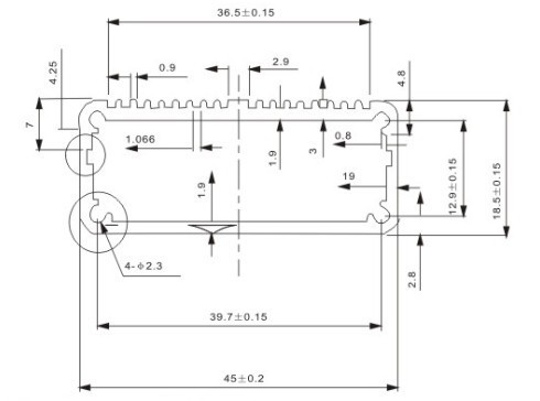 Small aluminum box for PCB