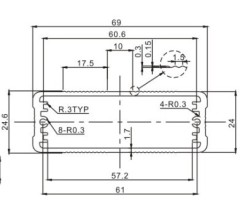 DVR 4D Recorder aluminum electronic enclosurs Custom size Available size any anodized color