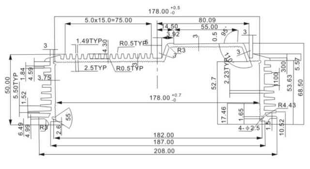 Aluminum heat sink