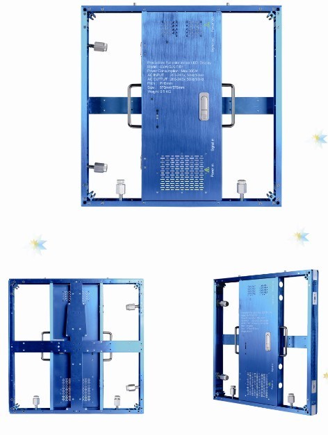 aluminum extrusion led cabinet aluminum profile led cabinet 500x500mm